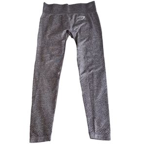 Gymshark Size Medium Grey Vital Seamless Leggings